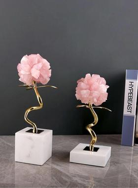 采购产品高端紫水晶饰品，水晶花球饰品，无障碍豪华客厅入口酒柜