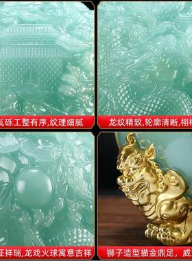 上善若水 招财九转乾坤鼎摆件 聚宝盆玄关家居装饰开业礼品0882