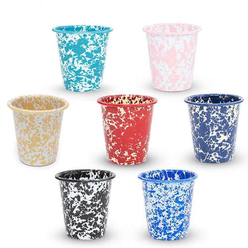 现货美国Crow Canyon Home搪瓷琺瑯复古茶杯水杯咖啡杯饮料啤酒杯 - 图3