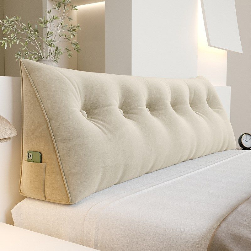 床头靠背2024新款卧室高级奶油系床上护腰靠垫榻榻米防撞软包靠枕,淘宝优惠券,粉丝福利购,淘宝优惠卷