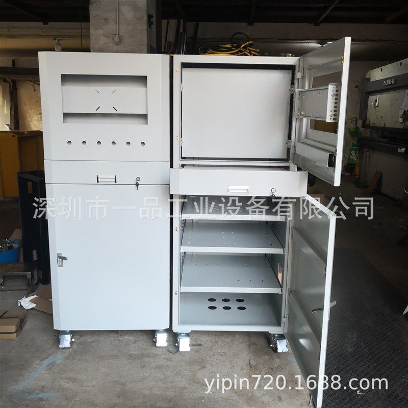 现货高端工业PC电脑控制柜工控柜【仿威图款】 数控电脑机柜重型,淘宝优惠券,粉丝福利购,淘宝优惠卷