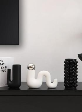 轻奢高档小众高级感摆件客厅家居电视柜装饰品大气上档次2024新款