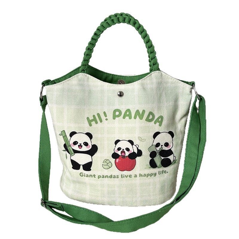 水桶包卡通便携学生手提包韩版妈咪斜跨包饭盒包上班族通勤手拎包,淘宝优惠券,粉丝福利购,淘宝优惠卷