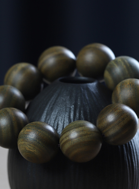 阿根廷绿檀手串沉水老料大规x格尺寸念珠檀香原木佛珠手串男款手