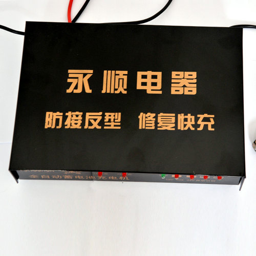 汽车电瓶充电机12V24V智能轿车蓄电池摩托车充电器快速修复包邮 - 图0