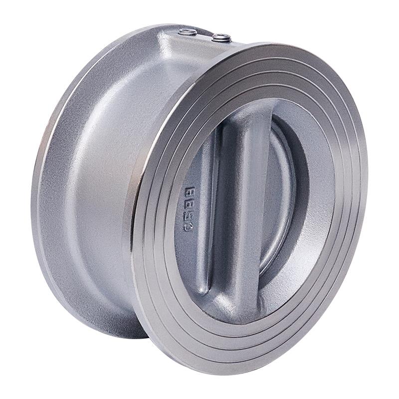 304不锈钢H76W-16P/C对夹式双瓣蝶形止回阀止逆阀逆止阀DN40-300 - 图3