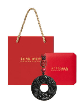 【已过香香】黑曜石双貔貅吊坠