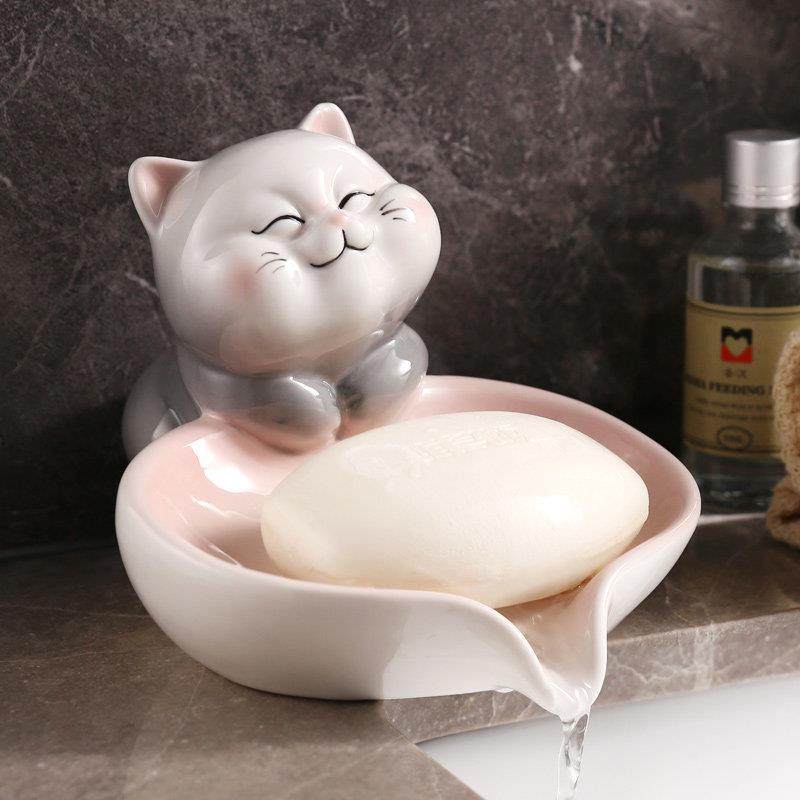 nosin诺轩陶瓷肥皂盒化妆室香皂盒肥皂架沥水皂盒香皂置物架,淘宝优惠券,粉丝福利购,淘宝优惠卷