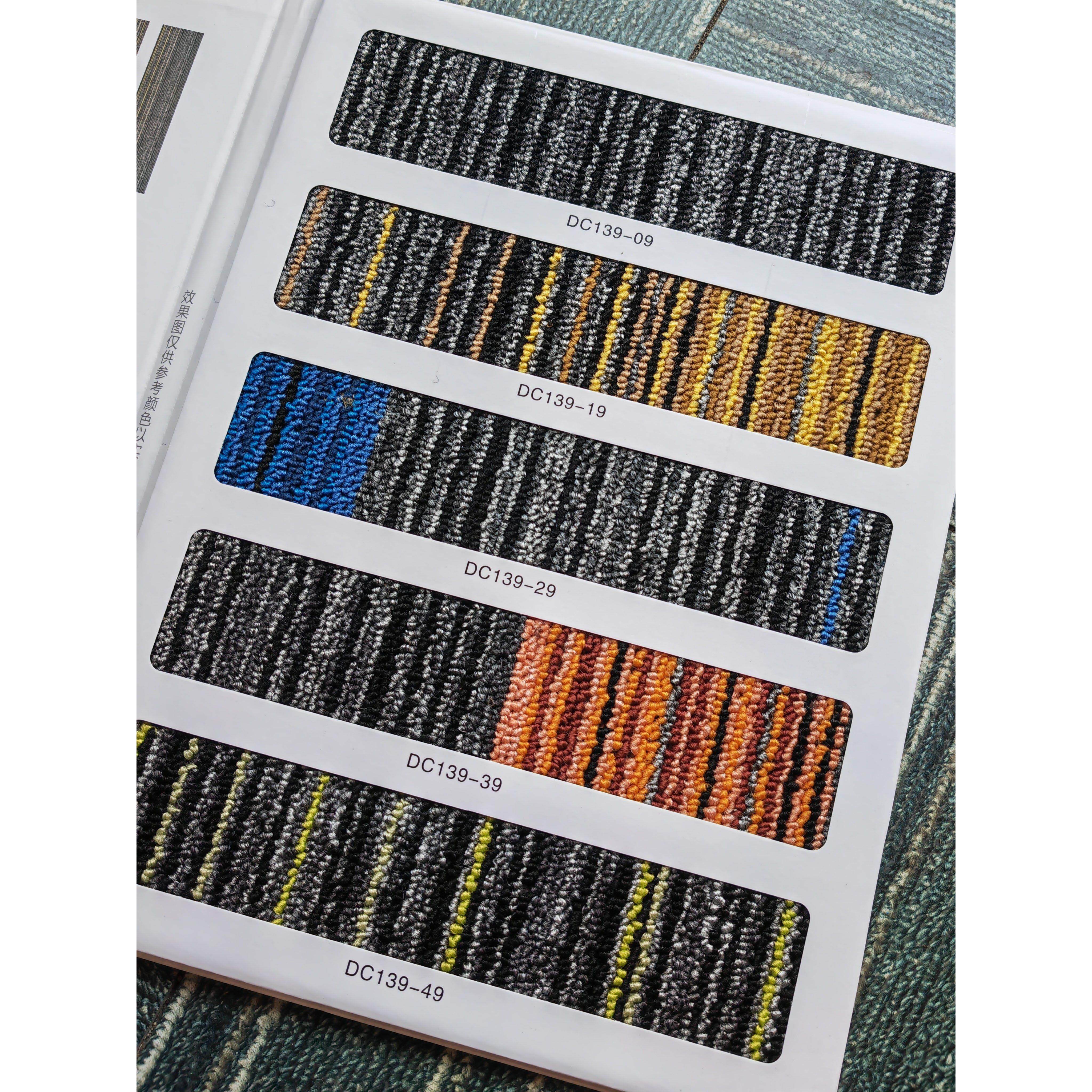 道成地毯办公室桌球厅长条纹绿色橙色蓝色方块地毯DC139-09系列,淘宝优惠券,粉丝福利购,淘宝优惠卷