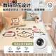 Summer ice silk mat three-piece set can be machine washed cool bed sheets for children and students folding air conditioning summer mat