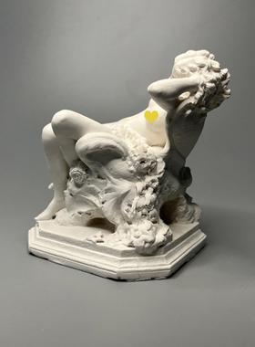 意大利博物馆雕塑狂欢艺术石膏像复古罗马人物摆件香薰扩香石礼品