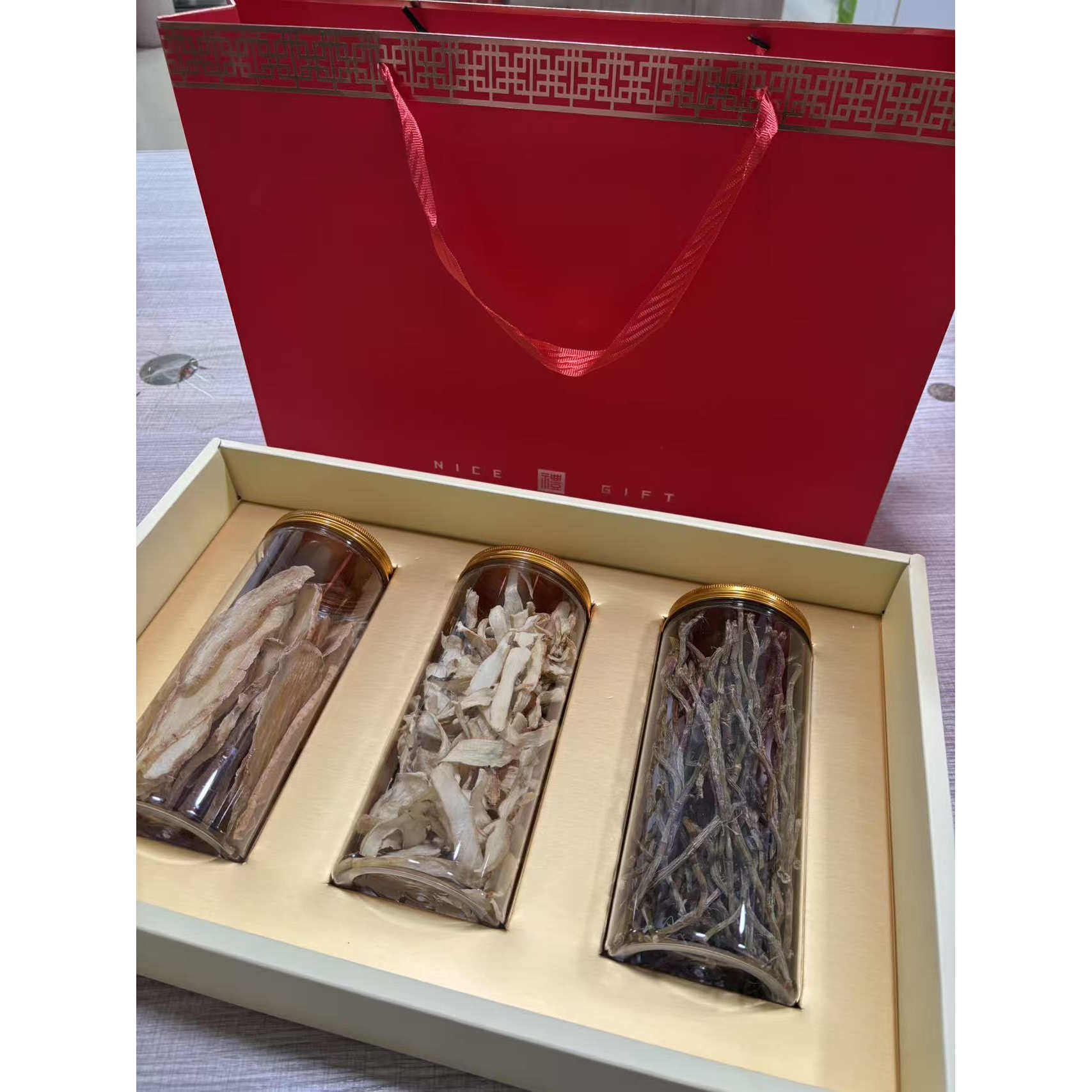 【年货礼盒】天麻片搭配石斛条玉竹汤料干货组合送长辈过年礼盒,淘宝优惠券,粉丝福利购,淘宝优惠卷