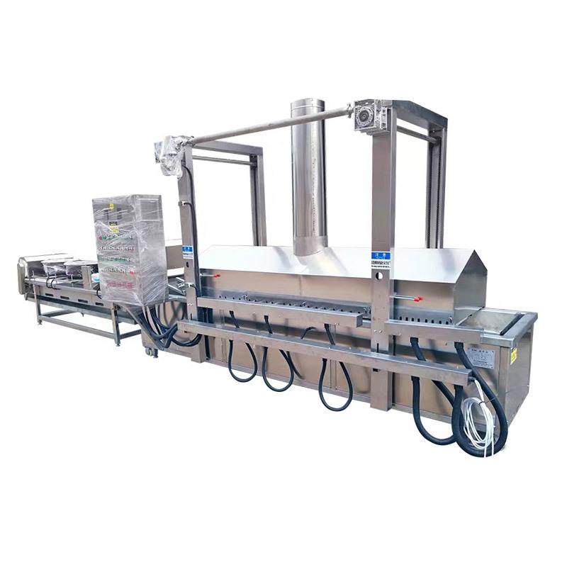 全自动连续肉制品油炸流水线 小型盐酥鸡油炸线 海鲜油炸设备,淘宝优惠券,粉丝福利购,淘宝优惠卷