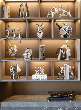 现货速发轻奢酒柜电视餐边柜客厅装饰品套装摆件入户玄关家居工艺