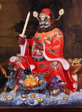 钟馗钟判官降妖伏魔镇宅神像摆件