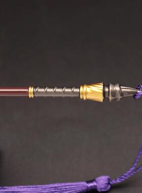 古代三国冷兵器周边22厘米赵云豪龙胆长枪一体全金属工艺品模型