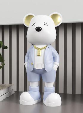 益方家居暴力熊桌面摆件客厅酒柜电视柜餐边柜玄关装饰品乔迁礼品