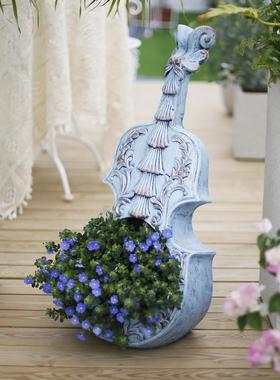 院子酒吧阳台夜景摆件庭院花园造景装饰太阳能灯花盆民宿露台创意