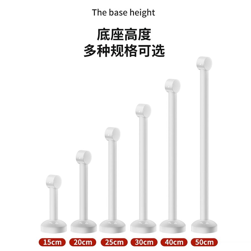阳台晾衣杆固定式一根不锈钢管加粗顶侧装室内家用悬挂杆防风叉丫 - 图3