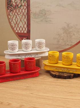 供杯茶杯供仙家水杯仙家用的堂单佛具供佛家用水杯陶瓷仙家用品