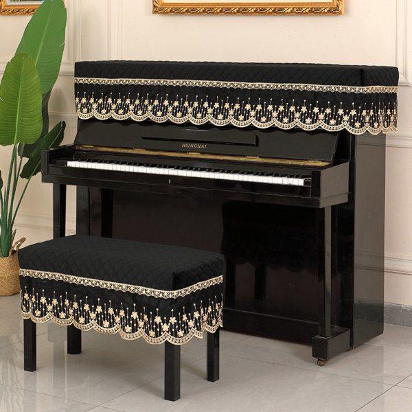 新款轻奢钢琴防尘罩高级感半罩高档北欧简约钢琴盖布巾欧式琴凳套,淘宝优惠券,粉丝福利购,淘宝优惠卷