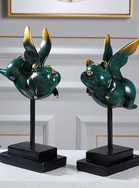 招财聚存钱罐 新中式摆件创意A桌面房间布置摆设装饰品家居饰品