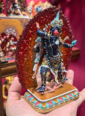 一髻佛母/一髻母/阿松玛/一发母/独发母/15cm紫铜/惹呼拉/三根本