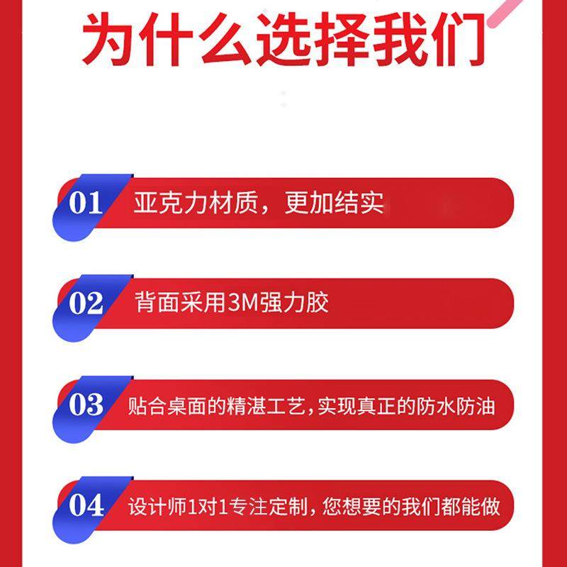 机器设备状态管理亚克力标识牌背胶强磁旋转铭牌故障提示警示牌 - 图2