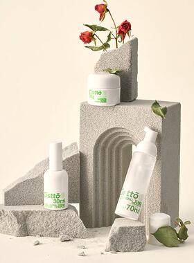 石灰石拍照道具摆件摄影几何体不规则石头背景北欧ins风拍摄石材