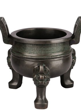 大仕缘 铜工艺品家居摆件开业乔迁商务礼品青铜仿古楚大鼎