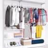 Open hole board simple wardrobe hardware girl Internet celebrity cloakroom home bedroom metal shelf storage rack
