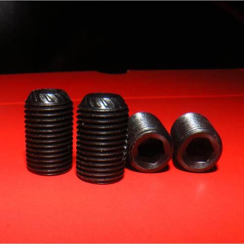 M10-1.25M12-1.25DIN916K滚花机米螺丝防滑紧定12.9花齿发黑止付 - 图1