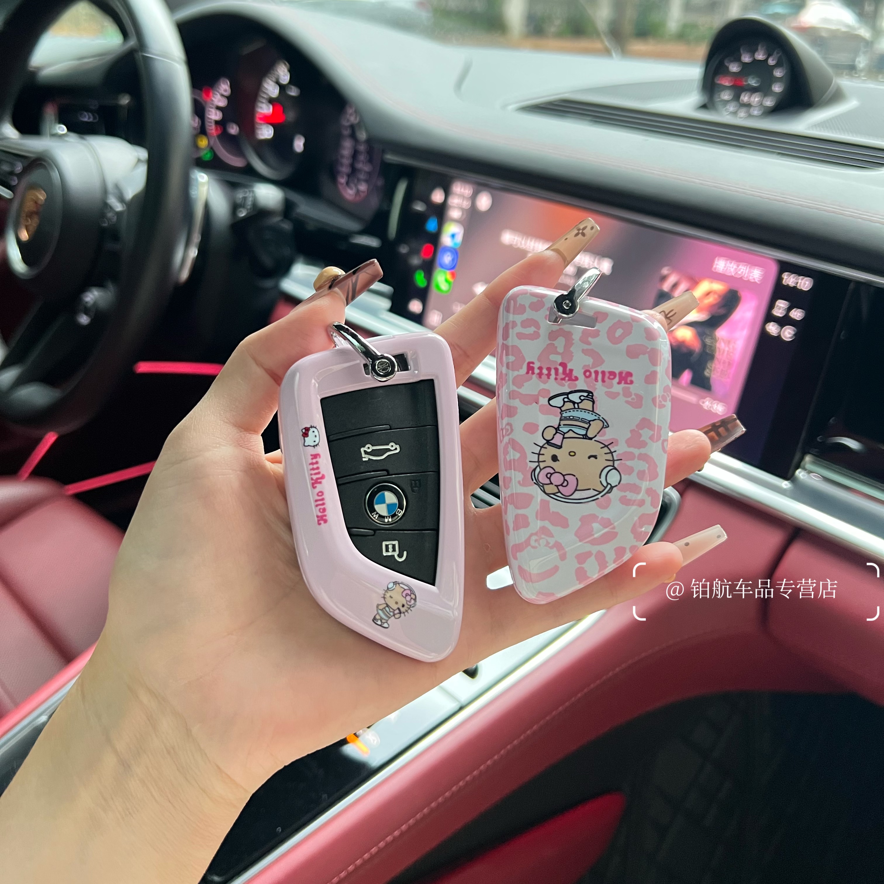 适用于宝马新3系325li钥匙套i3三系5系530车x45壳x3刀锋KT猫ix3扣 - 图2