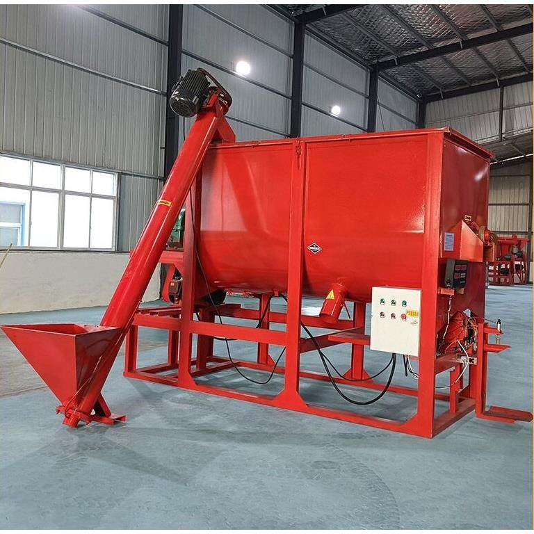 全自动1000型干粉砂浆搅拌机腻子粉混合设备 卧式 瓷砖胶拌粉机器,淘宝优惠券,粉丝福利购,淘宝优惠卷