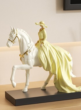 创意高端b艺术摆件雕塑轻奢高级感家居软装客厅玄关电视酒柜装饰