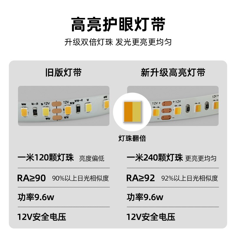 圆形智能镜子触摸屏防雾发光带灯B挂墙式卫生间化妆镜洗手台浴室 - 图3