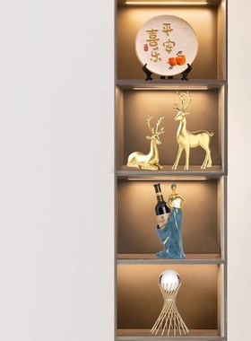 平安喜乐摆件高档轻奢客厅酒柜装饰品家居玄关电视U柜乔迁新居礼