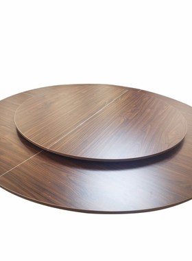 W8小户型可折叠圆形桌面板4分餐桌台面家用圆台面大圆桌可收纳餐