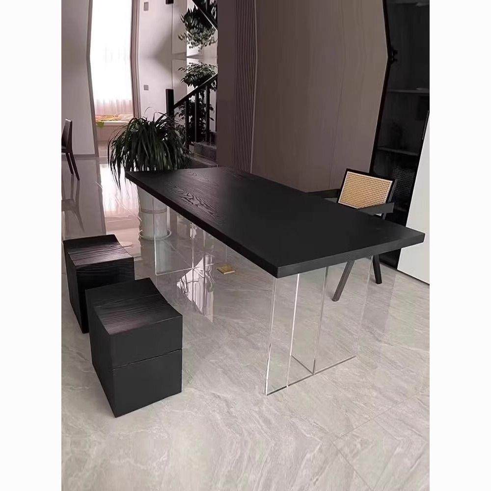 碳化木板桌板茶台黑色台面方木墩炭化原实木板松木压纹白蜡木定,淘宝优惠券,粉丝福利购,淘宝优惠卷