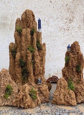 精品上水石假山盆景吸水石天然奇石原石创意礼品家庭景观奇石装饰