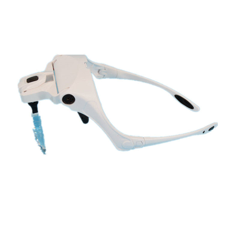 New product launch, head-mounted magnifying glass with LED light, electronic clock, mobile phone repair, seal carving for reading and reading by the elderly