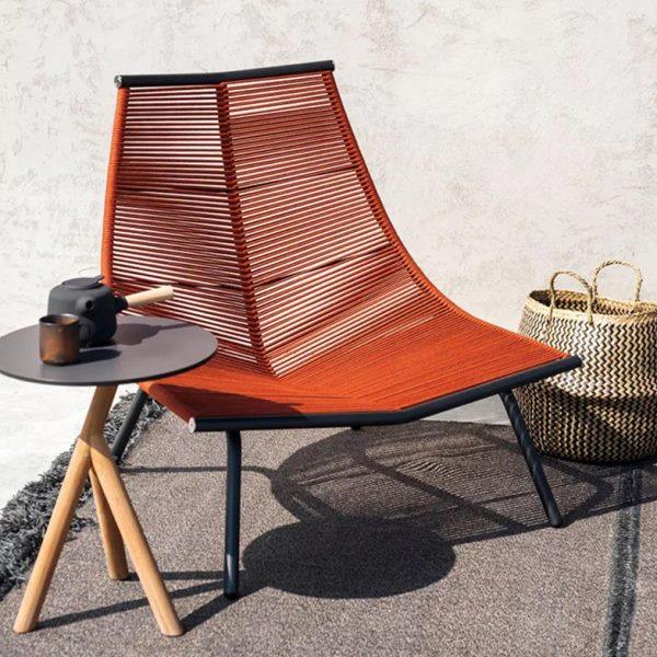 北欧躺椅阳台椅户外藤编午休简约现代室外椅子休闲庭院花园庭院凳,淘宝优惠券,粉丝福利购,淘宝优惠卷