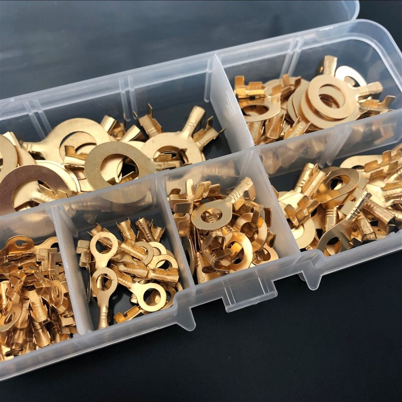 150环形冷压端子电缆接线片连接片端子接R线片 圆形 盒装 - 图2