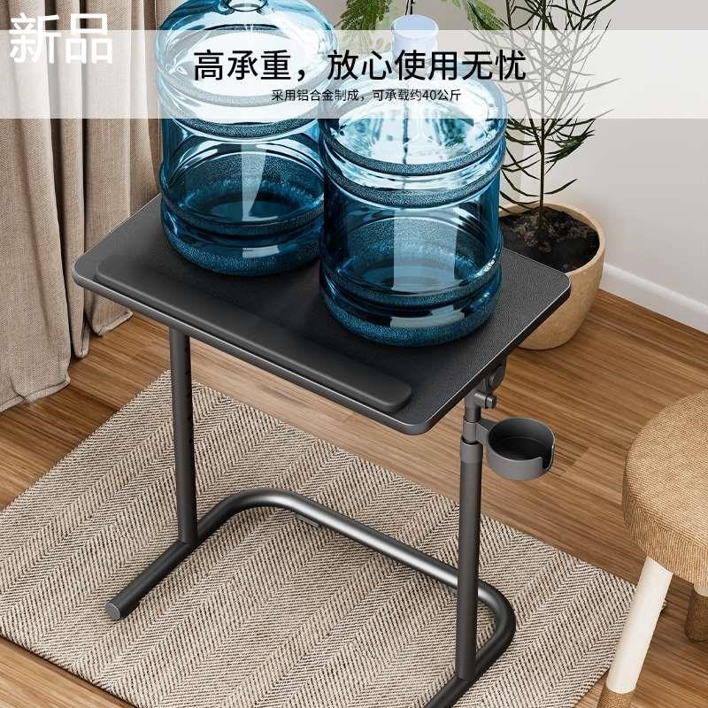 升降电脑桌折叠i桌家用懒人床边卧室桌子沙发学生宿舍小书桌租新 - 图0