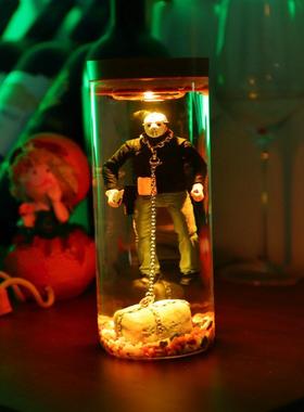 Jason is alive杰森水柱灯十三号星期五系列电影收藏摆件第六部分