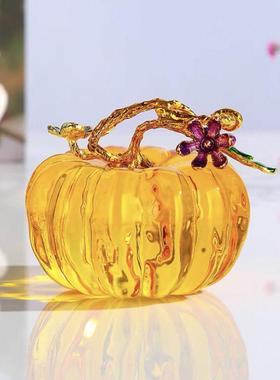 2025年新款家居摆饰简约ins风 南瓜酒柜电视柜装饰品摆件拍摄道具