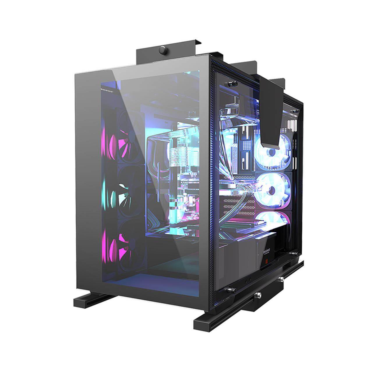 雷恩特主机托 托架免打孔升降桌主机悬挂架主机壳托 托架超大电脑,淘宝优惠券,粉丝福利购,淘宝优惠卷