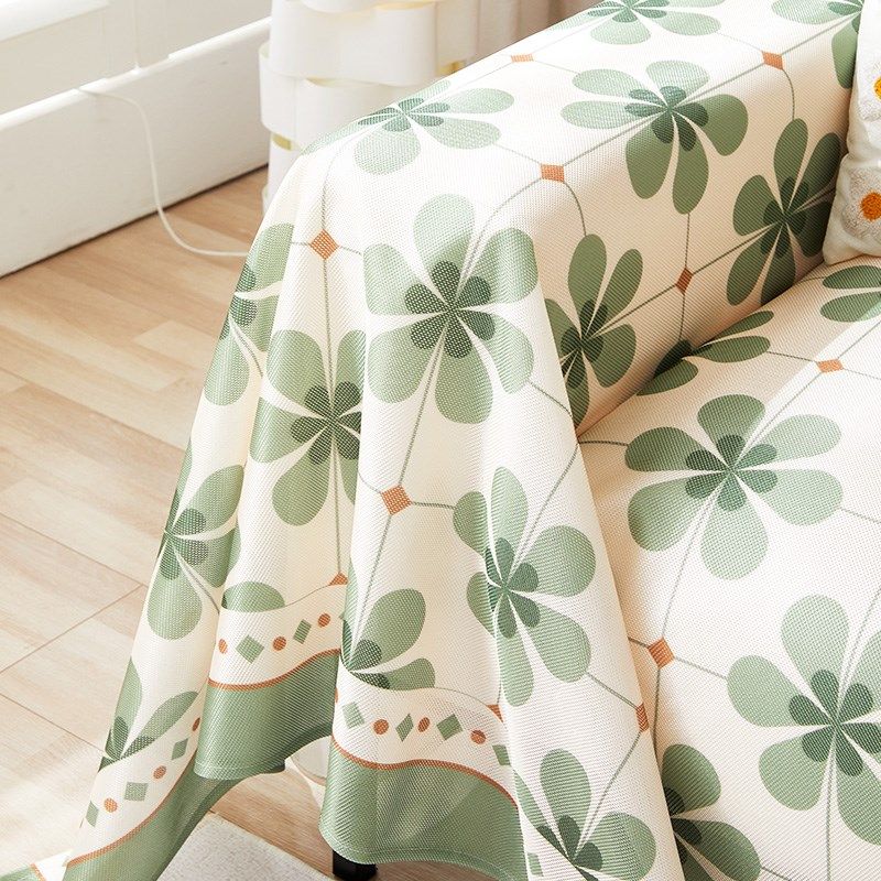 冰丝沙发盖布巾夏季流行新款2024沙发套罩一体式沙发凉垫全包防滑,淘宝优惠券,粉丝福利购,淘宝优惠卷
