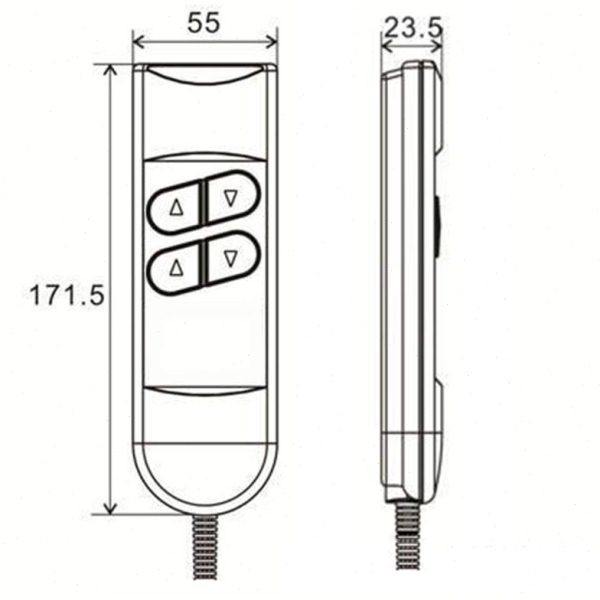 可折叠电动升降排骨架沐足理容座椅双电机控制器智能遥控按摩床垫,淘宝优惠券,粉丝福利购,淘宝优惠卷
