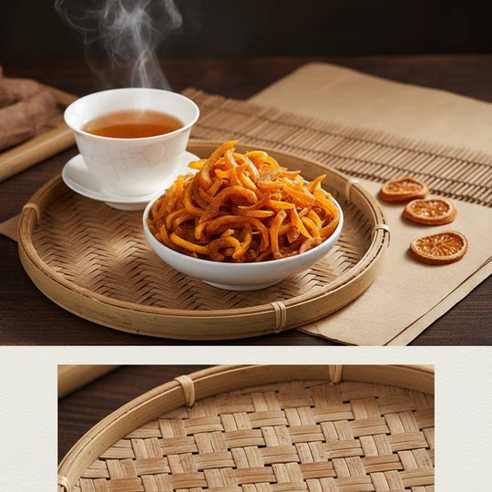 花味佬甘草陈皮条即食零食特产传统古法蜜饯果脯酸甜可口怀旧零食